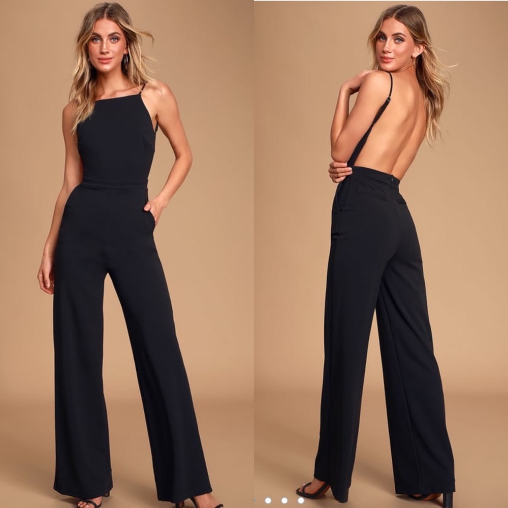 Lulus something to behold wide leg jumpsuit